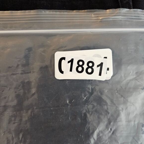 A-Frame Jeans Mens Tag 34x32 Act 35x30 Slim Leg Black Stretch Denim Pants - Picture 12 of 12